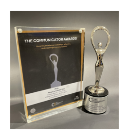 Award of Distinction ( non-proft ) 32nd The Communicator Awards 