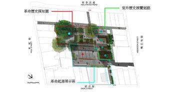 Layout plan of the Pak Tze Lane Garden