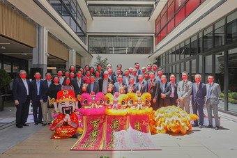 Group photo of URA and Chinachem Group management team.
